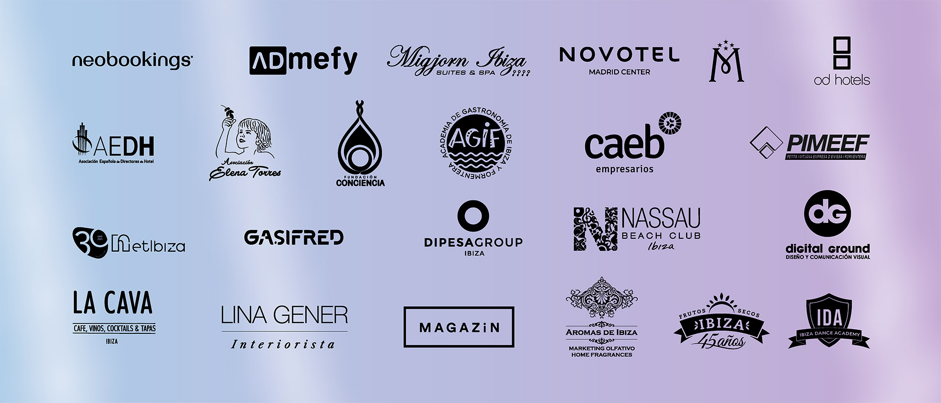 Patrocionadores Tanit Ibiza Conexion 2025